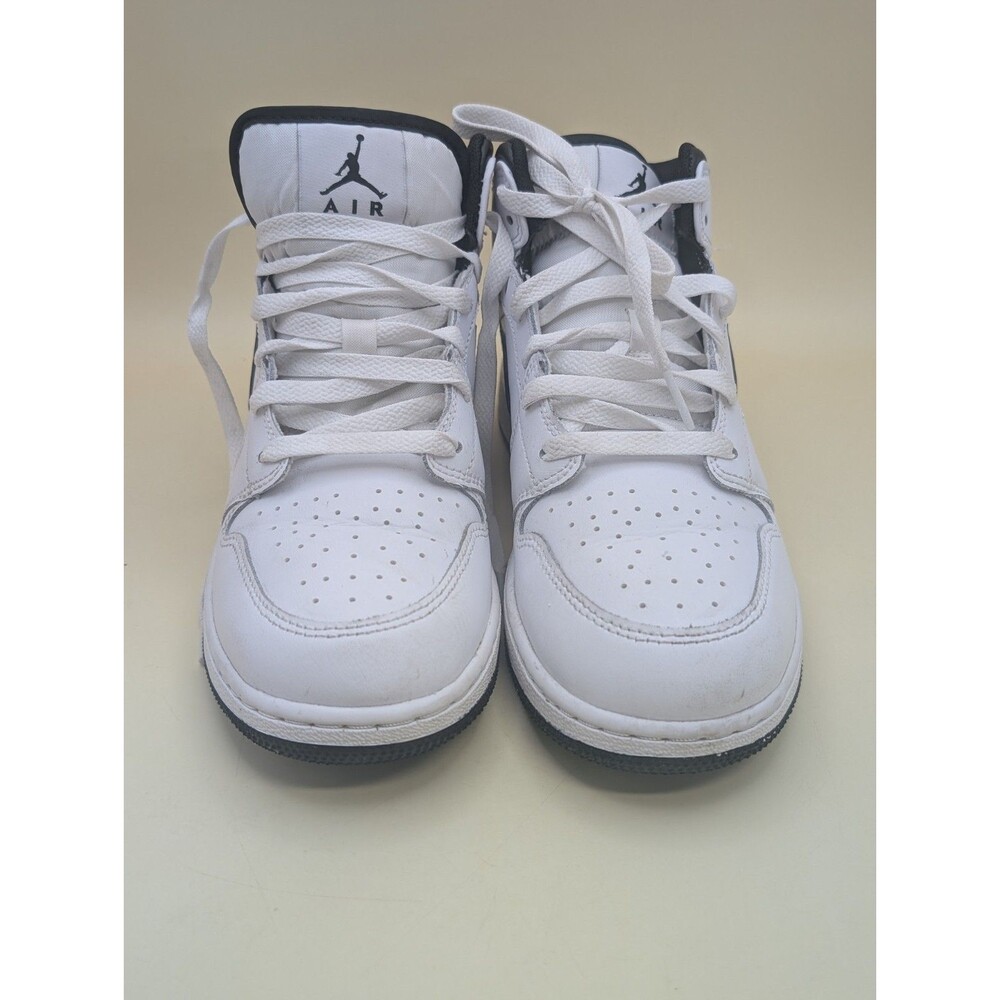 Nike Air Jordan 1 Mid GS Reverse Panda White Black DQ8423-132 Size 6Y Women 7.5 - Picture 4 of 14